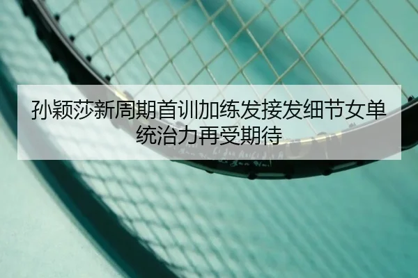 孙颖莎新周期首训加练发接发细节女单统治力再受期待 - jiangnan